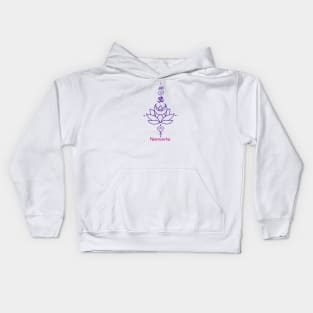 Om chakra, yoga mediation Kids Hoodie